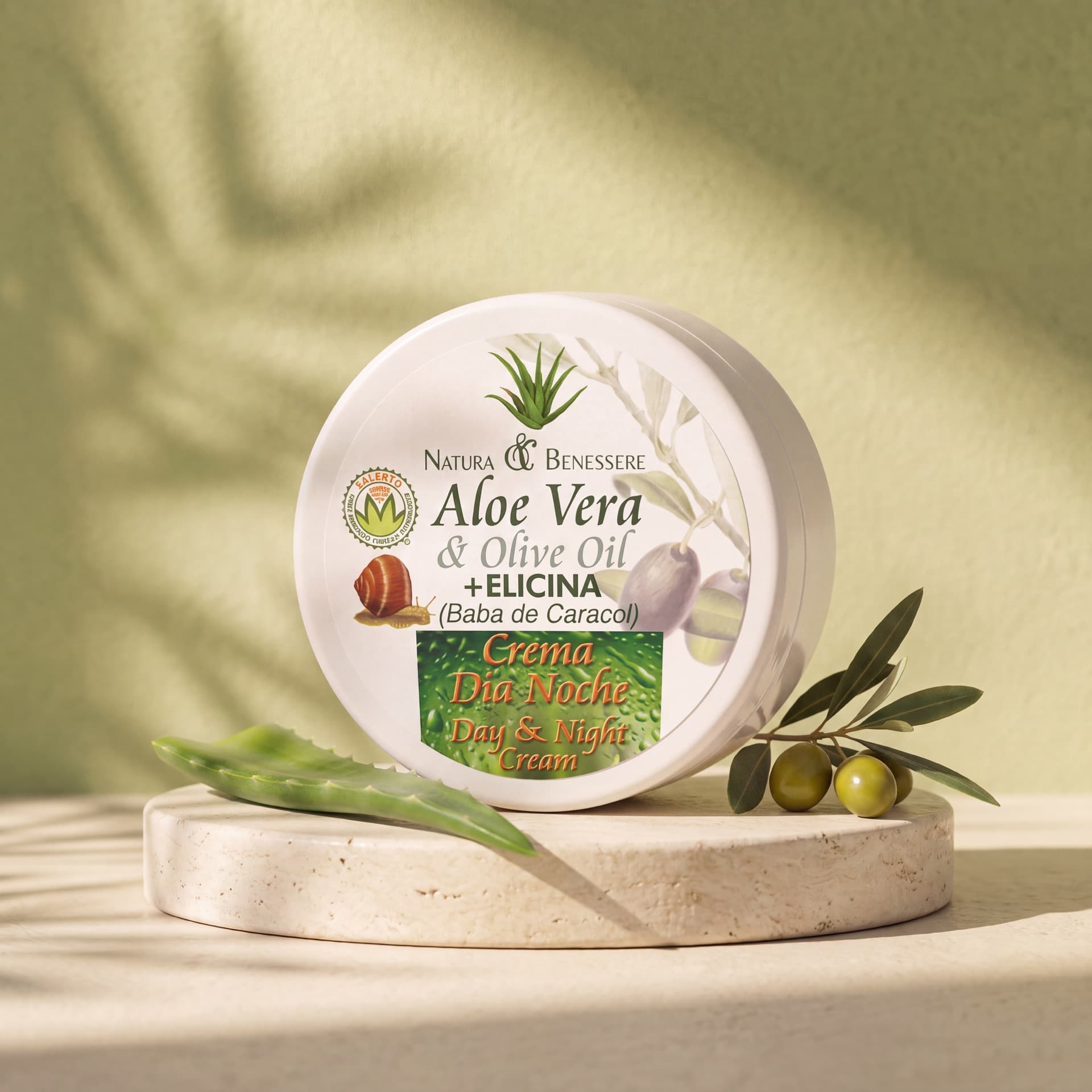 Crème visage Aloe Vera + Elicina — vue 2